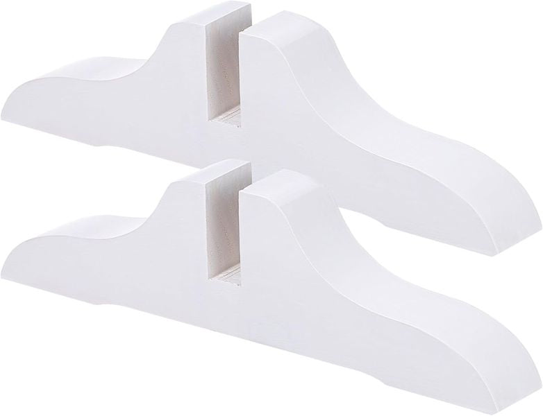 Klappbare Staenderbasis aus Pappelholz mit zwei Standfuessen, stabiler Halter fuer Holzparavents und Raumteiler fuer Haus und Buero